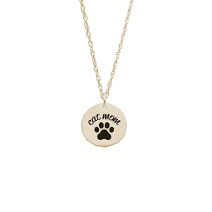 Rembrandt Cat Mom Necklace Set Necklace - Gold Plated - 29-1981-87-GP
