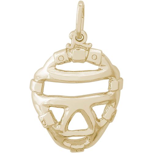 Catcher's Mask Charm-10K Gold - 10-8280