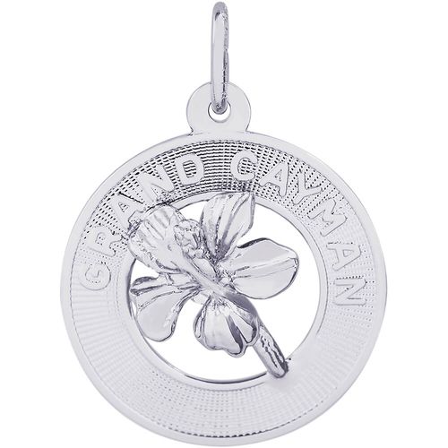 Cayman Islands Charm White Gold - 10-5920