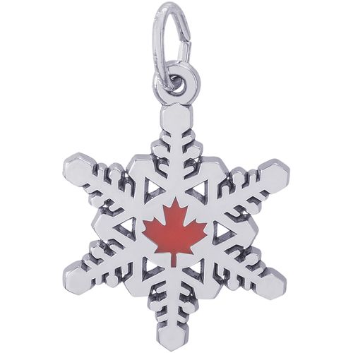 CDN. Snow Flake Charm Silver - 10-2751