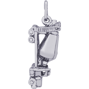 Cement Truck Charm Silver - 10-6531
