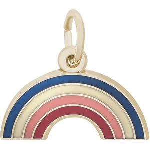 Charleston Rainbow Row Charm 14K Gold - 10-8186