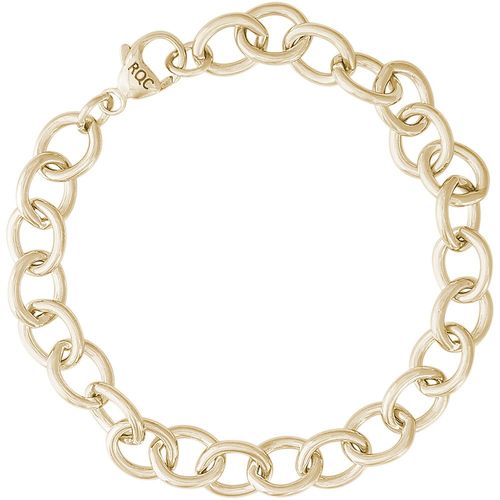 Charm Bracelet 10K Gold - 7 Inch - 20-119-7-10kg