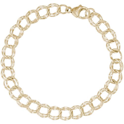 Charm Bracelet 10K Gold - 8 Inch - 20-0118-8