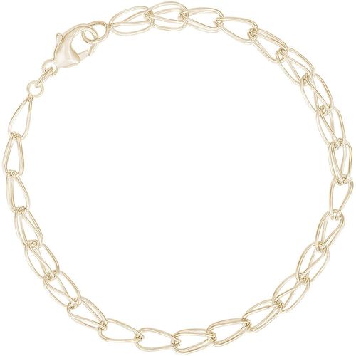 Charm Bracelet 10K Gold - 8 Inch - 20-0381-8