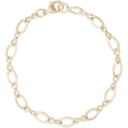 Rembrandt Charm Bracelet 14K Gold - 7 Inch - 20-0104-7-14kg