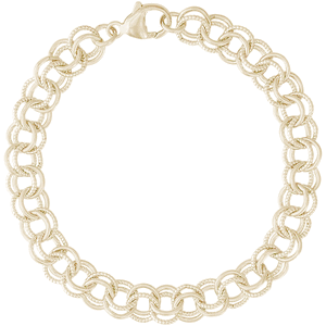 Charm Bracelet 14K Gold - 8 Inch - 20-0383-8