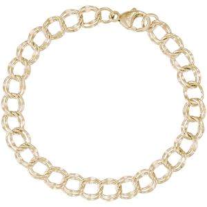 Charm Bracelet 14K Gold - 8 Inch - 20-0118-8