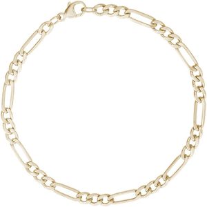 Charm Bracelet Gold Plated - 7 Inch - 20-0109-7-gp