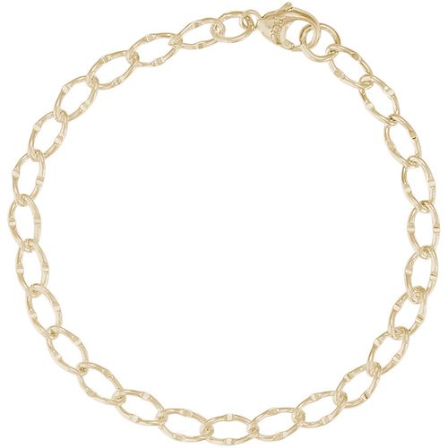 Charm Bracelet Gold Plated - 8 Inch - 20-0105-8