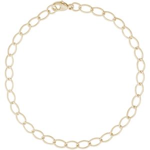 Charm Bracelet Gold Plated - 8 Inch - 20-0106-8