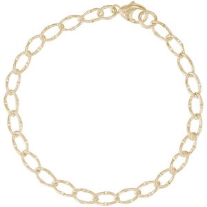 Charm Bracelet Gold Plated - 8 Inch - 20-0105-8