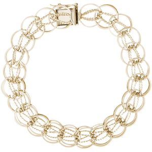Charm Bracelet Gold Plated - 8 Inch - 20-0036-8