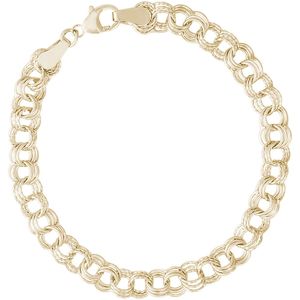 Charm Bracelet Gold Plated - 8 Inch - 20-0029-8