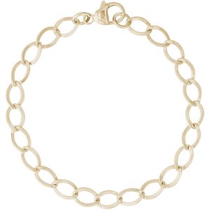 Charm Bracelet Gold Plated - 8 Inch - 20-0112-8