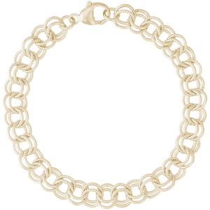 Charm Bracelet Gold Plated - 8 Inch - 20-0383-8