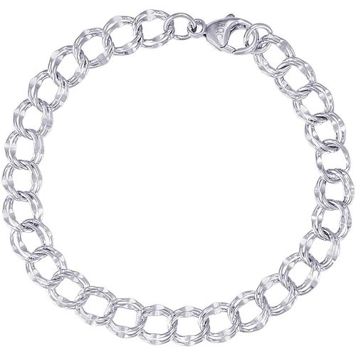 Charm Bracelet Silver - 7 Inch - 20-118-7-s