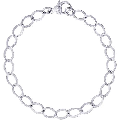 Charm Bracelet Silver - 7 Inch - 20-112-7-s