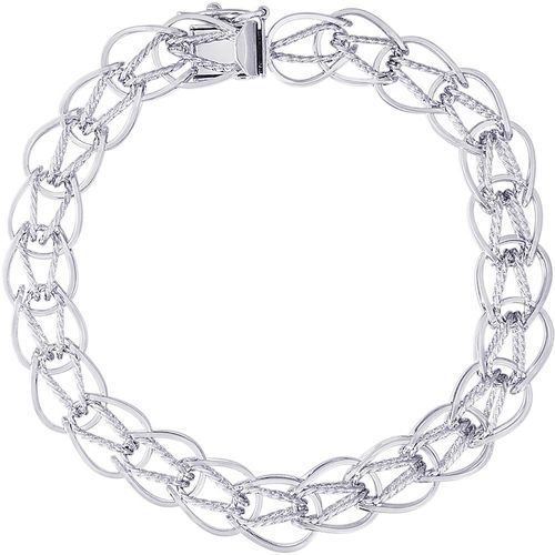 Charm Bracelet Silver - 7 Inch - 20-35-7-s