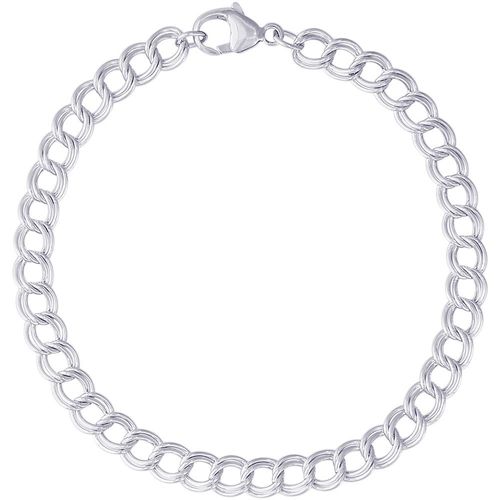 Charm Bracelet Silver - 7 Inch - 20-117-7-s