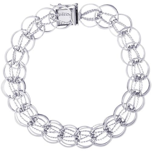 Charm Bracelet Silver - 7 Inch - 20-36-7-s