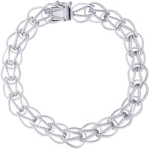 Charm Bracelet Silver - 7 Inch - 20-35-7-s