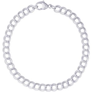 Rembrandt Charm Bracelet Silver - 8 Inch - 20-117-8-s