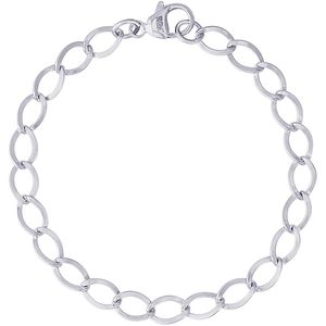 Charm Bracelet Silver - 8 Inch - 20-0112-8