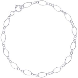 Charm Bracelet Silver - 8 Inch - 20-0108-8