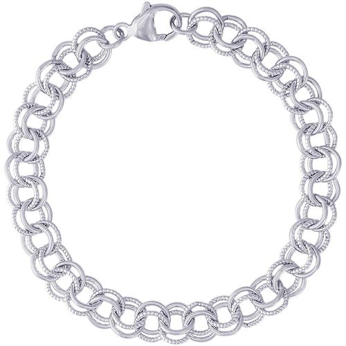 Charm Bracelet Silver - 8 Inch - 20-0383-8