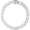 Rembrandt Charm Bracelet White Gold - 7 Inch - 20-22-7-wg