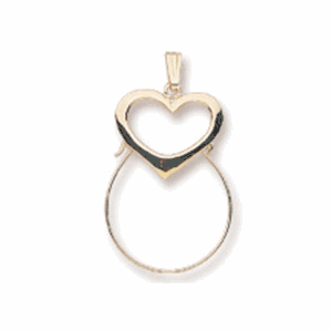 Charm Holder 10K Gold - 43-0060