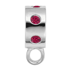 Rembrandt CharmDrop Birthstone Series, 12 December Charm Sterling Silver - 10-9150-12-ss