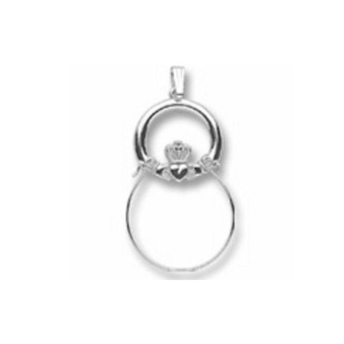 Charmholder Claddagh Charm White Gold - 43-3508