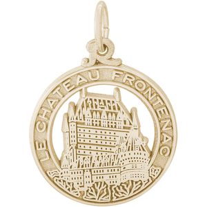 Chateau Frontenac Charm Gold Plated - 10-2575