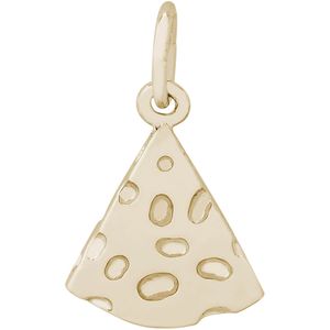 Cheese Slice Charm 14K Gold - 10-3442