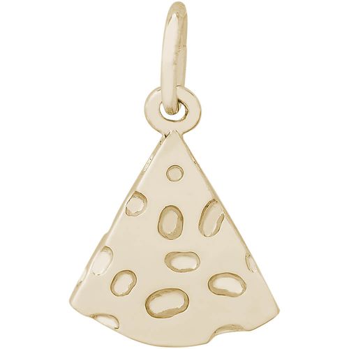 Cheese Slice Charm Gold Plated - 10-3442