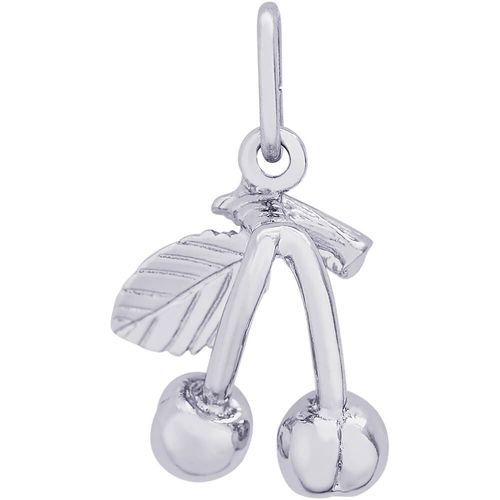 Cherries Charm Silver - 10-2637