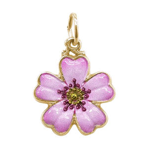 Rembrandt Cherry Blossom Charm - 10K Gold - 10-1262-0-10K