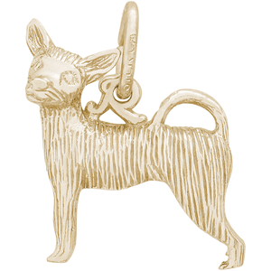 Chihuahua Dog Charm 10K Gold - 10-8227