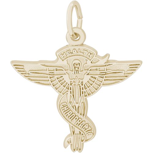 Chiropractor Charm 10K Gold - 10-6555