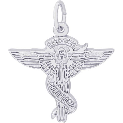 Chiropractor Charm Silver - 10-6555