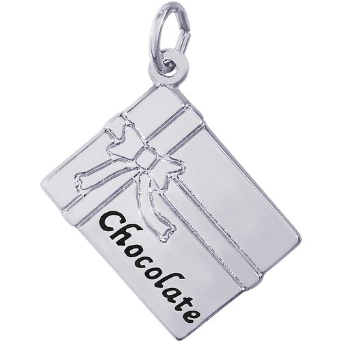 Chocolate Box Charm Silver - 10-2741