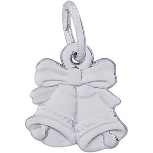 Christmas Bells Charm White Gold - 10-2363