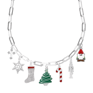 Rembrandt Christmas Necklace Set Sterling Silver - 29-8501-01-018-18-ss