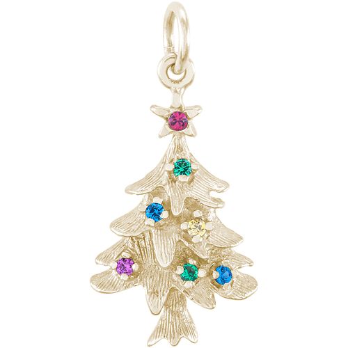 Christmas Tree Charm 10K Gold - 10-2335