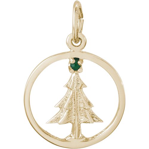Christmas Tree Charm 10K Gold - 10-1218