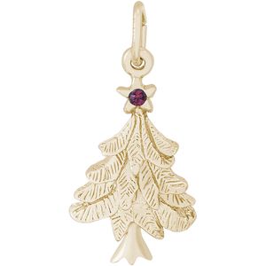 Christmas Tree Charm 14K Gold - 10-2361