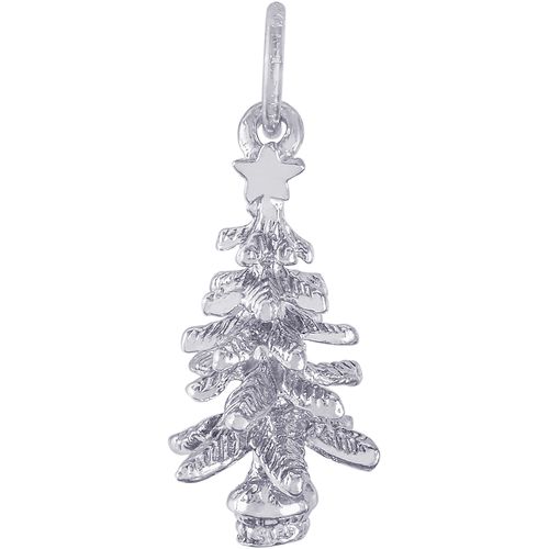 Christmas Tree Charm Silver - 10-1610