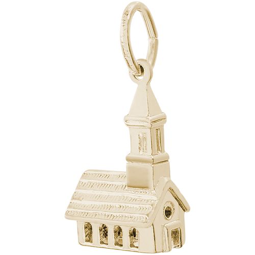 Church Charm 14K Gold - 10-0242